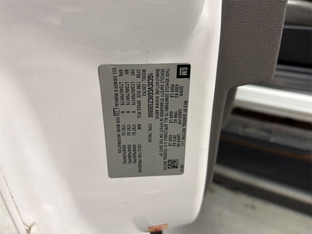 2012 Chevrolet Silverado 2500 HD Work Truck