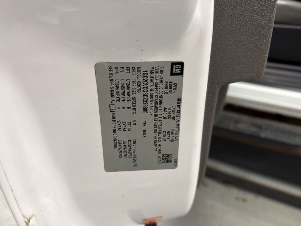 2012 Chevrolet Silverado 2500 HD Work Truck