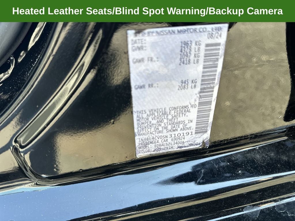 2025 Nissan Altima SR FWD