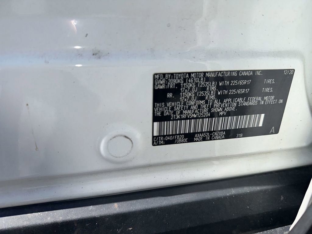 2021 Toyota RAV4 LE