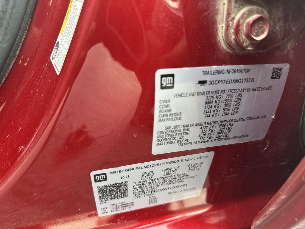 2022 Chevrolet Silverado 1500 LTD LT Trail Boss