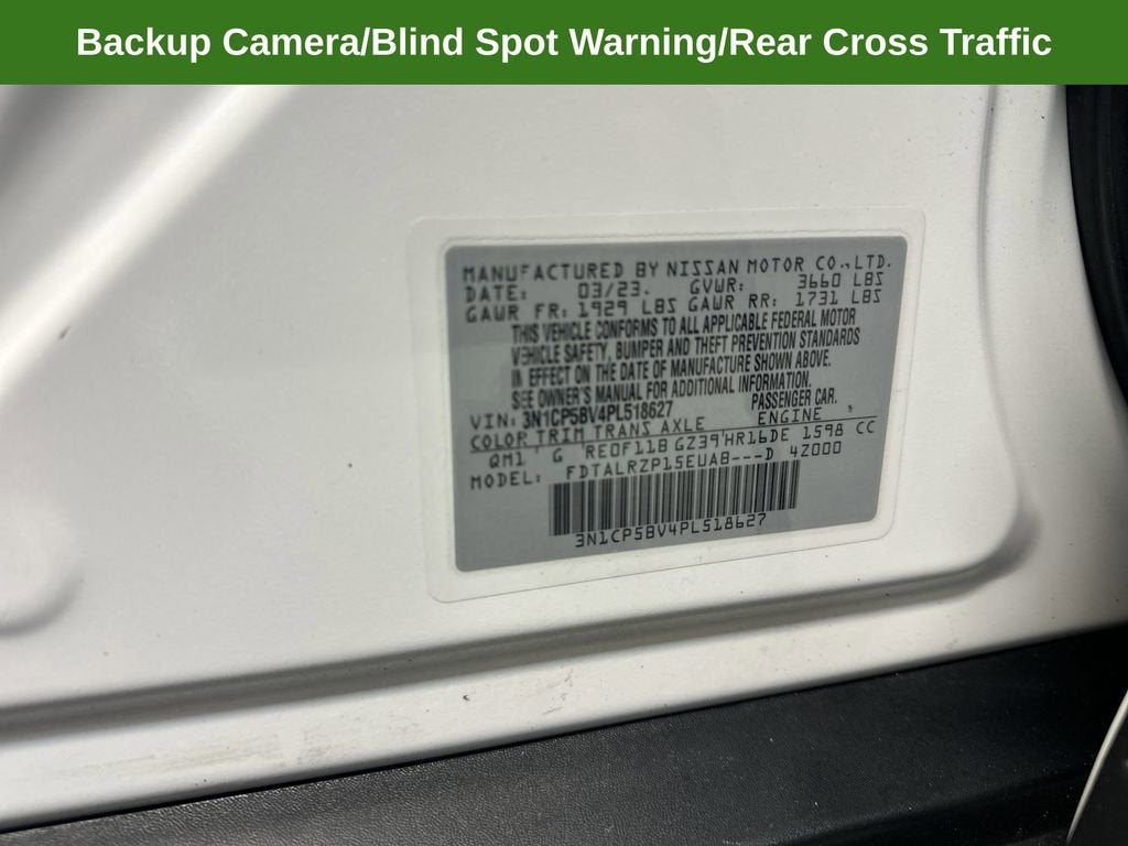 2023 Nissan Kicks S Xtronic CVT