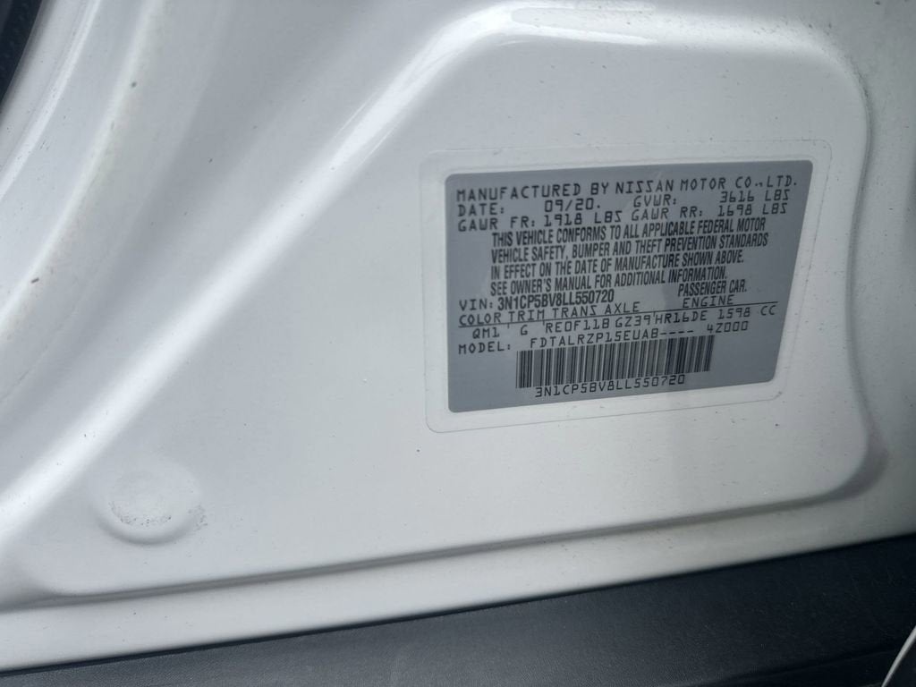 2020 Nissan Kicks S Xtronic CVT