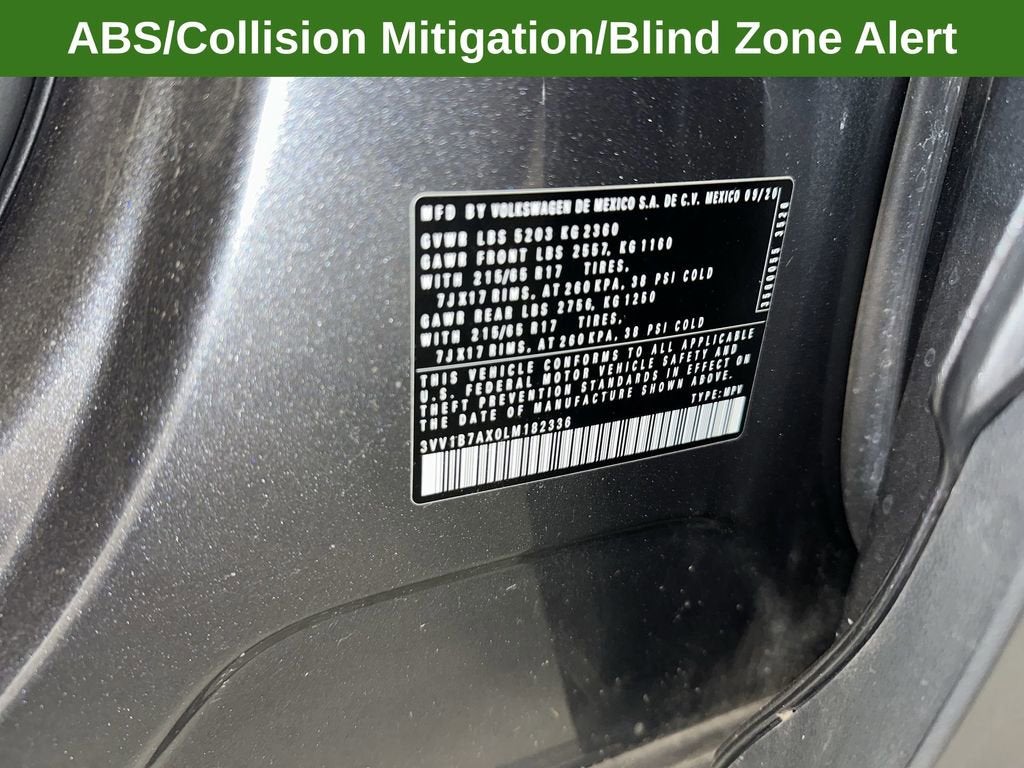 2020 Volkswagen Tiguan 2.0T S