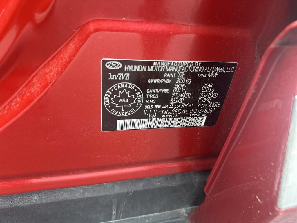 2022 Hyundai Santa Fe Calligraphy