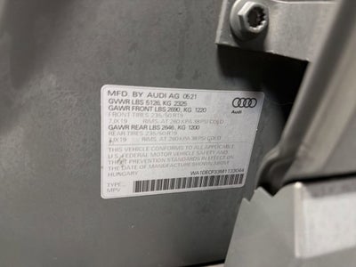 2021 Audi Q3 Premium 45 TFSI S line quattro Tiptronic