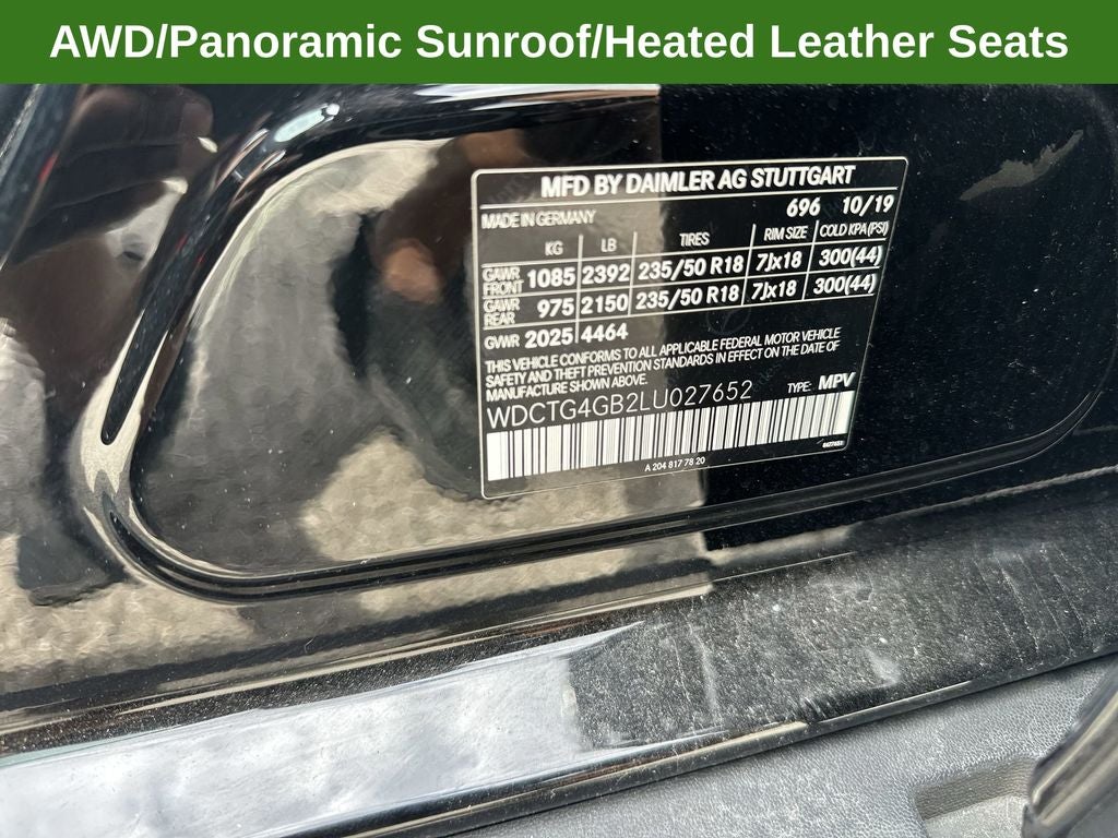 2020 Mercedes-Benz GLA 250 4MATIC®