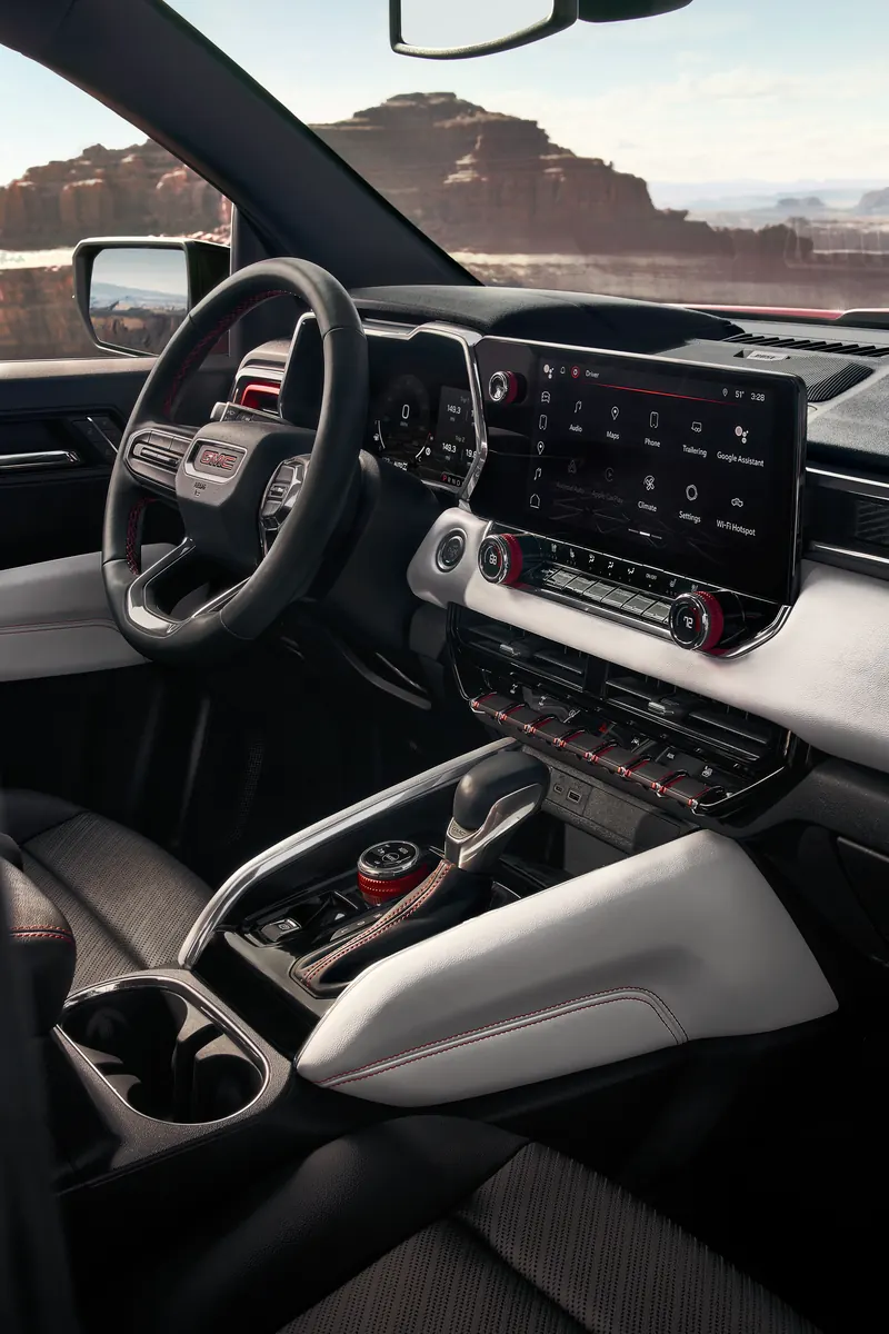 2026 GMC Canyon infotainment system at Twins Buick GMC in Columbus OH