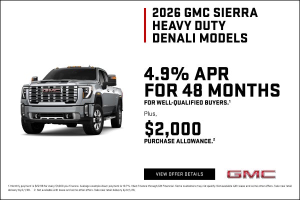 4.9% APR FOR 48 MONTHS for well-qualified buyers.1

Plus, $2,000 PURCHASE ALLOWANCE.2
