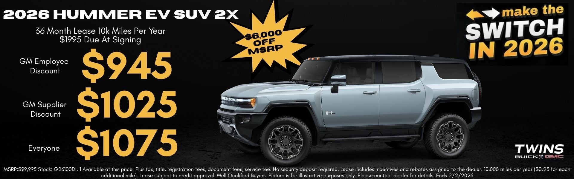 2026 Hummer EV SUV
