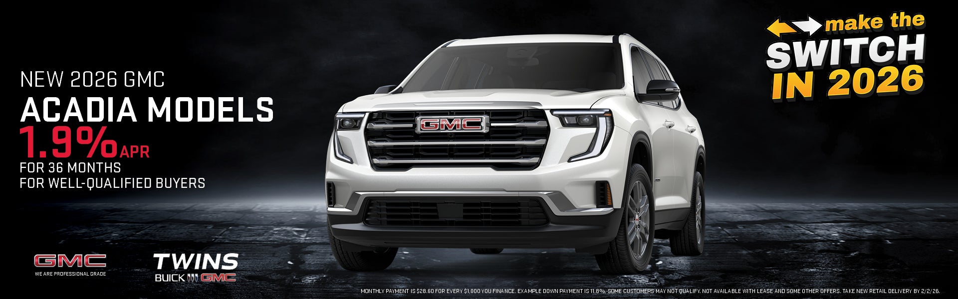 2026 GMC Acadia models in Columbus, OH