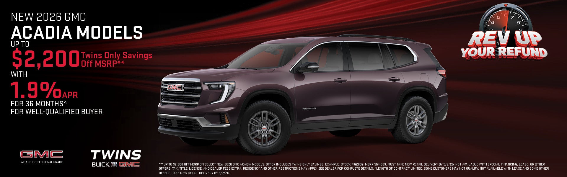 2026 GMC Acadia models in Columbus, OH 