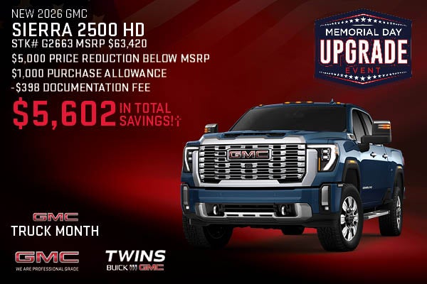 New 2026 GMC Sierra 2500 HD