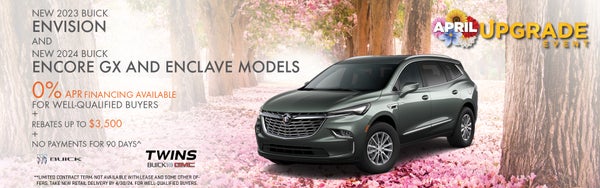 Save on new 2023 Buick Envision models & 2024 Encore GX & Enclave models