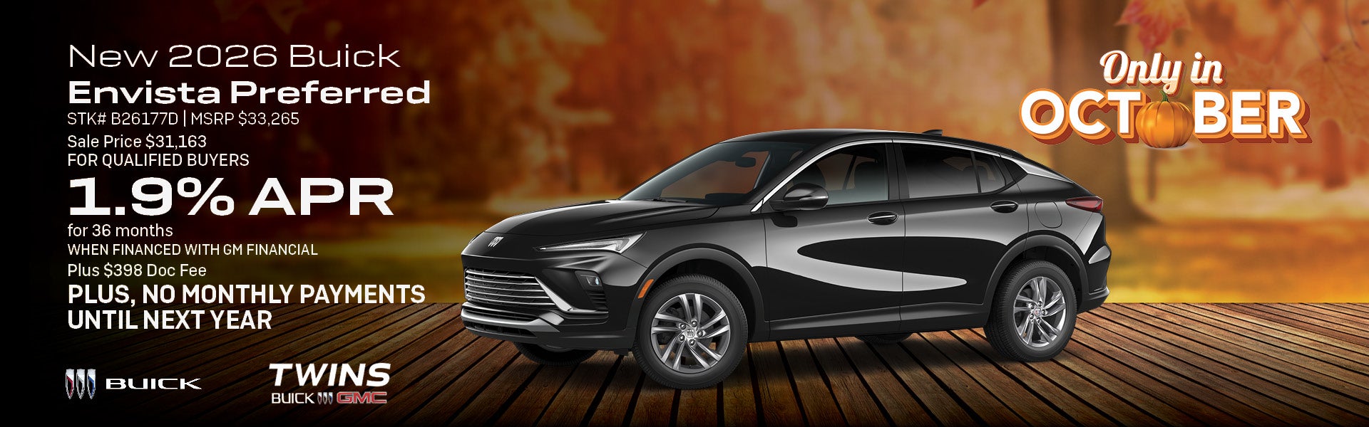 New 2026 Buick Envista Preferred