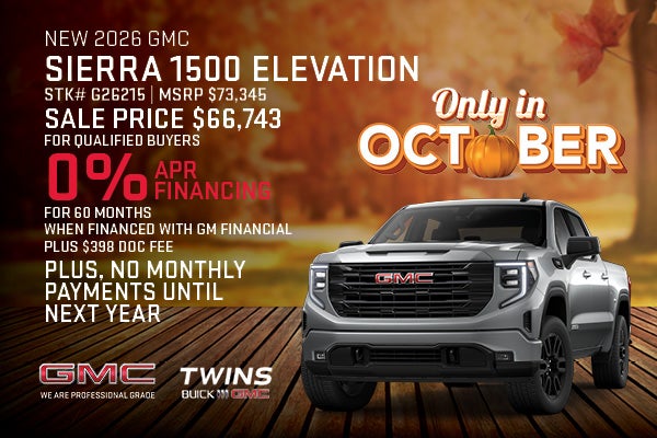 NEW 2026 GMC SIERRA 1500 ELEVATION