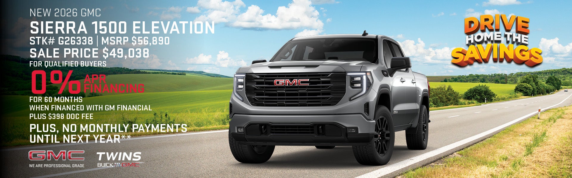 NEW 2026 GMC SIERRA 1500 ELEVATION