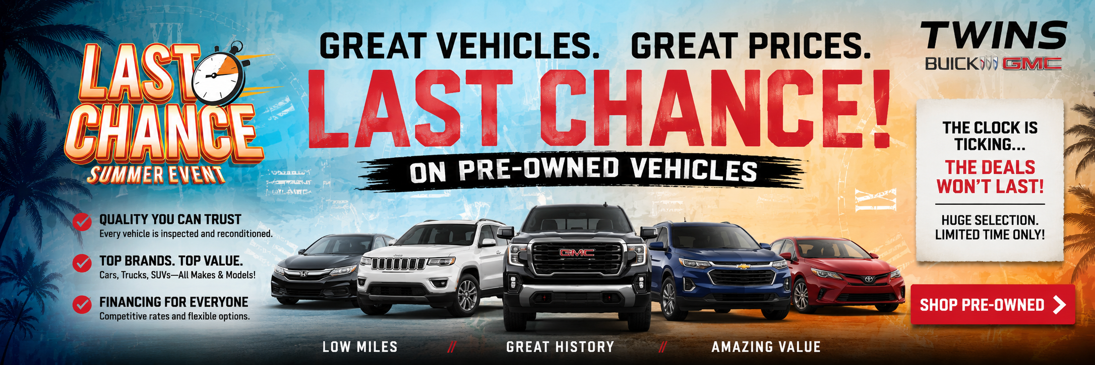 Pre Owned Sale Used cars Twins